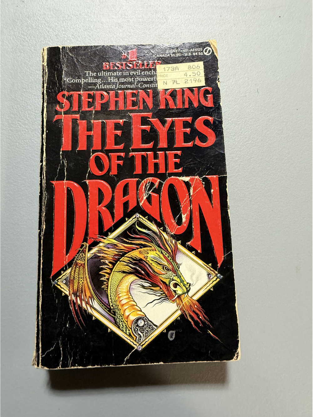 The Eyes of the Dragon by Stephen King, 1987 First Signet Classic Edition